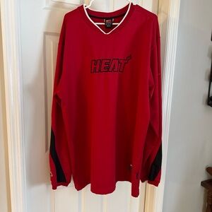 Nike Miami Heat Basketball V Neck Jersey XL +2 Dri Fit Heavy